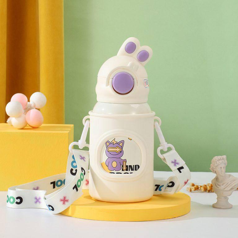 Термос дитячий з Зайчик 500 мл Білий (18a1480e) - фото 8 Термос дитячий з Зайчик 500 мл Білий (18a1480e) - фото 8