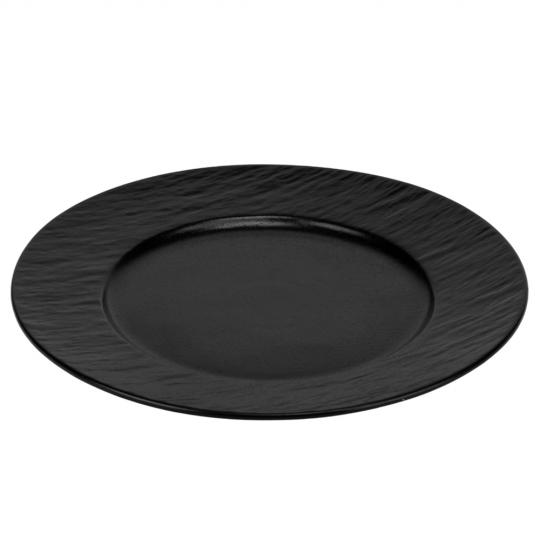 Тарілка Elisey Інь та ян 27 см Чорний (9096-006) - фото 2