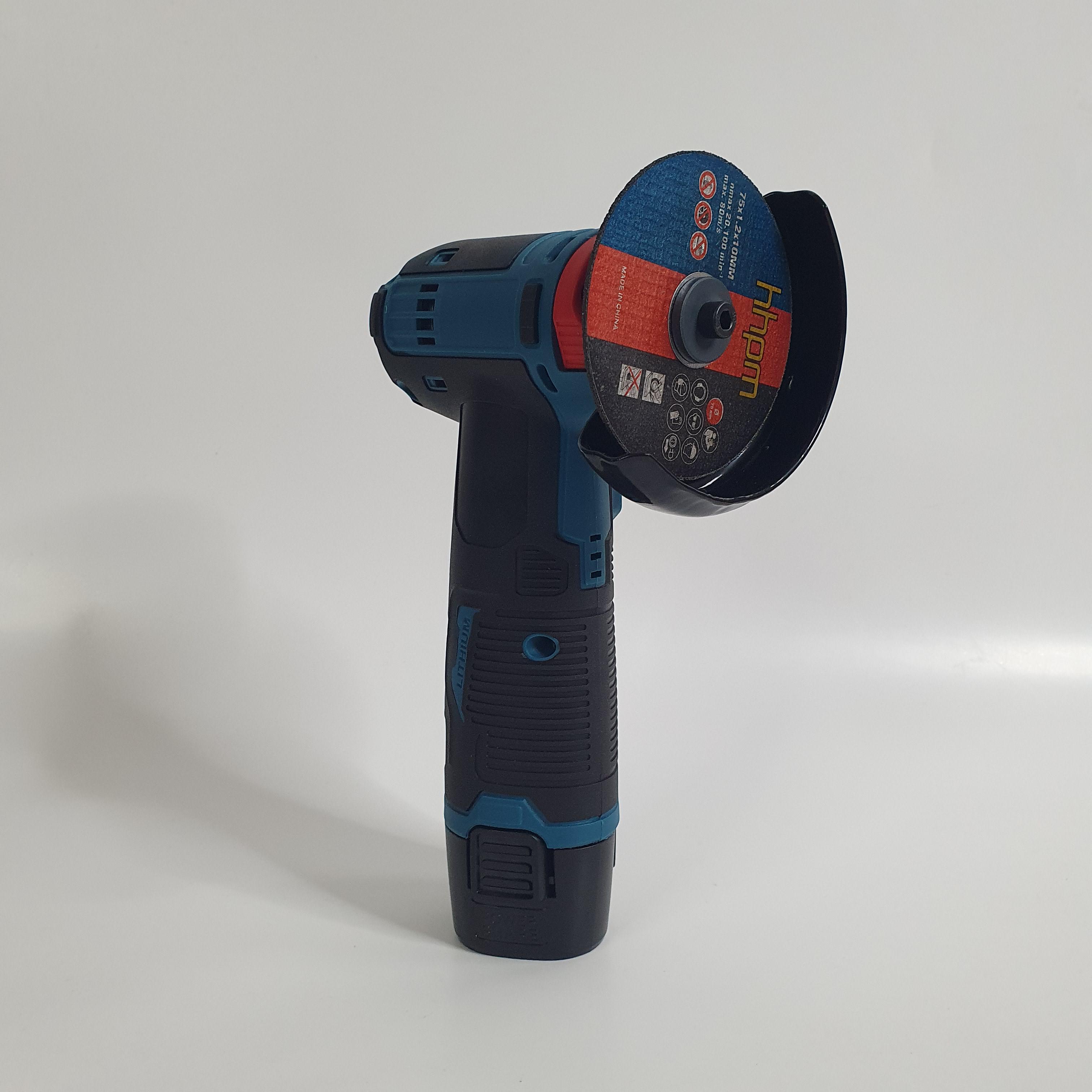 Машина аккумуляторная угловая шлифовальная/турбинка/мини 500 Вт 2 Акб 12V (BY-120)