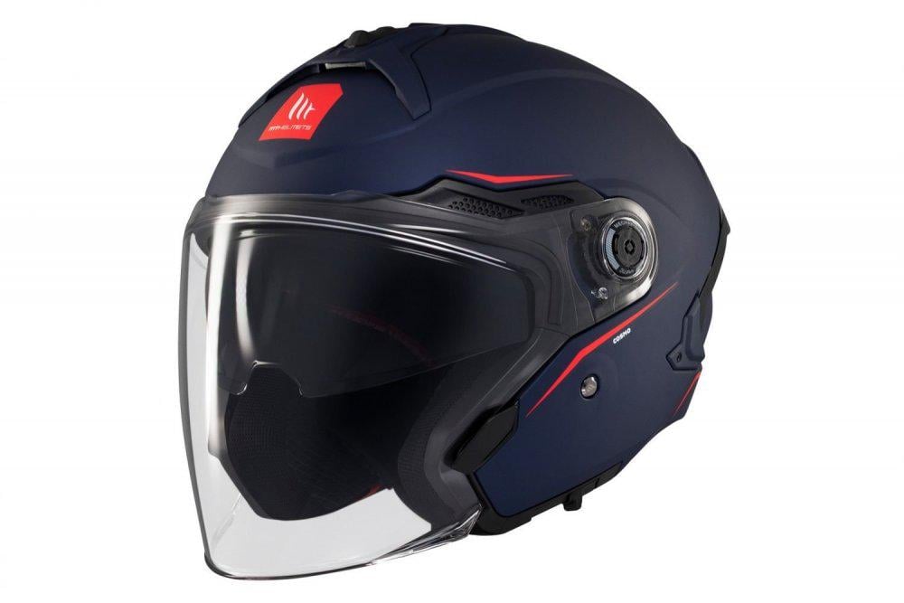 Мотошлем MT HELMETS Cosmo SV Solid S Matt Blue (35998) Мотошлем MT HELMETS Cosmo SV Solid S Matt Blue (35998)