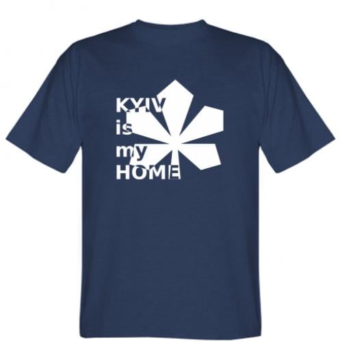 Футболка чоловіча Kyiv is my home XL Темно-синій (12628412-8-180969-XL)