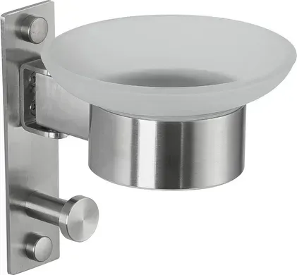 Мильниця підвісна з гачком для рушника Frap F30402 нержавіюча сталь (1043367)