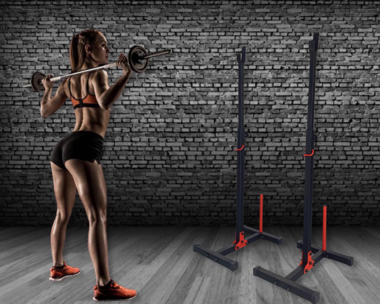 Стійки під штангу регульовані WCG RG-400 висота 104-157 см 7 рівнів (RG-400) - фото 6