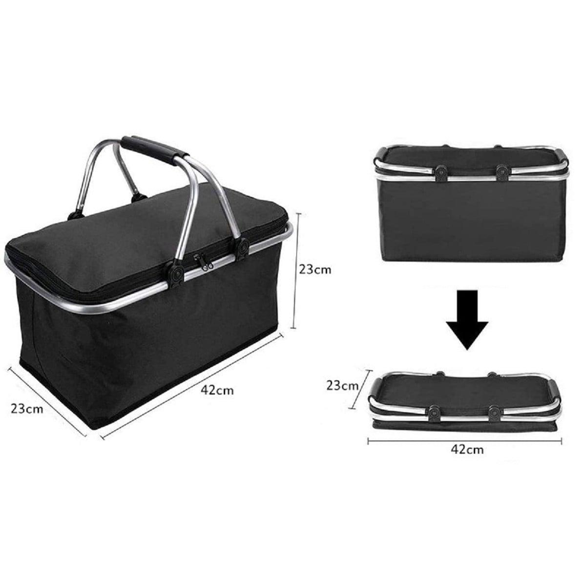 Термосумка большая с алюминиевым каркасом Синий - фото 4