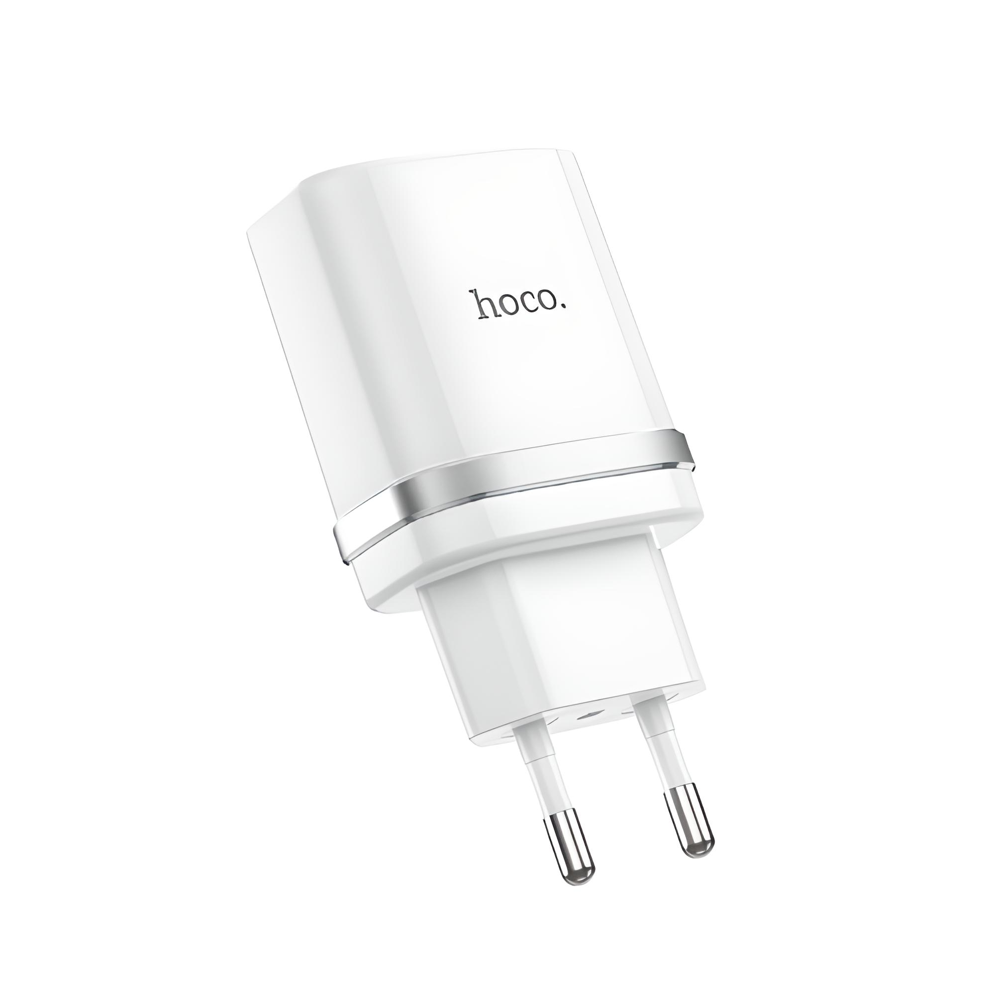 Адаптер HOCO мережевий Smart FCP/AFC C12Q 1USB 3A 18 W QC3,0 White