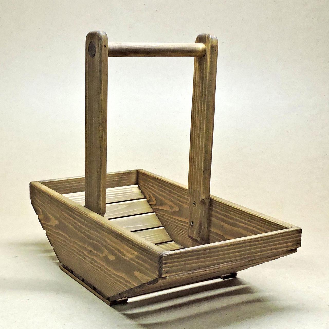 Корзинка подарочная из дерева Риджент Капучино (ПДК-000303) Корзинка подарочная из дерева Риджент Капучино (ПДК-000303)