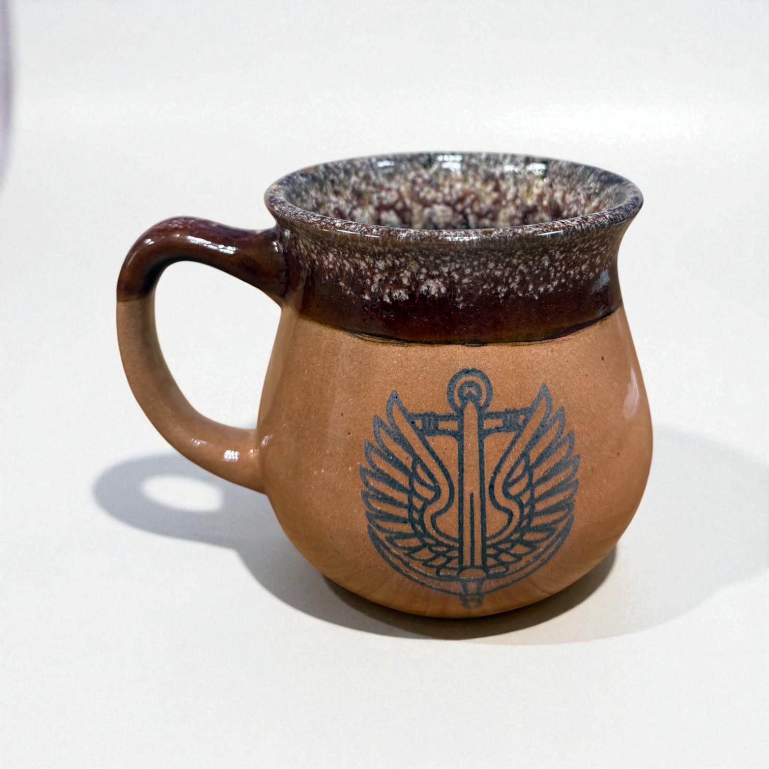 Чашка Морская пехота 450 мл Красно-белый (28926786) - фото 1 Чашка Морская пехота 450 мл Красно-белый (28926786) - фото 1