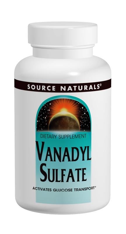 Ванадил сульфат Source Naturals 10 мг 100 таблеток (SN1747)