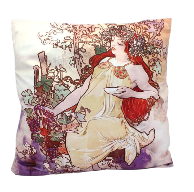 Подушка декоративная на молнии Carmani A. Муха Четыре времени года Осень 45х45 см (021-1502) Подушка декоративная на молнии Carmani A. Муха Четыре времени года Осень 45х45 см (021-1502)