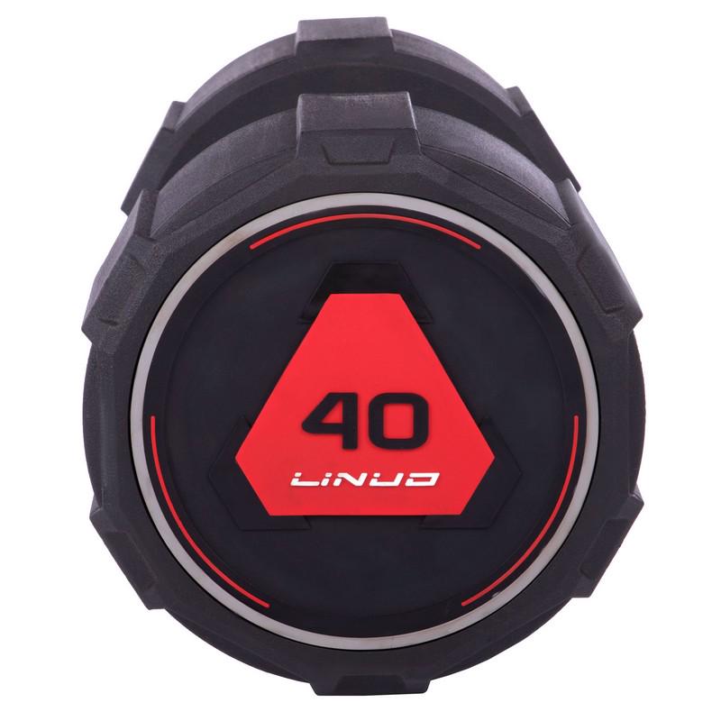 Гантель цельная профессиональная Zelart LI NUO TA-3618-40 1 шт. 40 кг Черный (DR002710) - фото 3 Гантель цельная профессиональная Zelart LI NUO TA-3618-40 1 шт. 40 кг Черный (DR002710) - фото 3