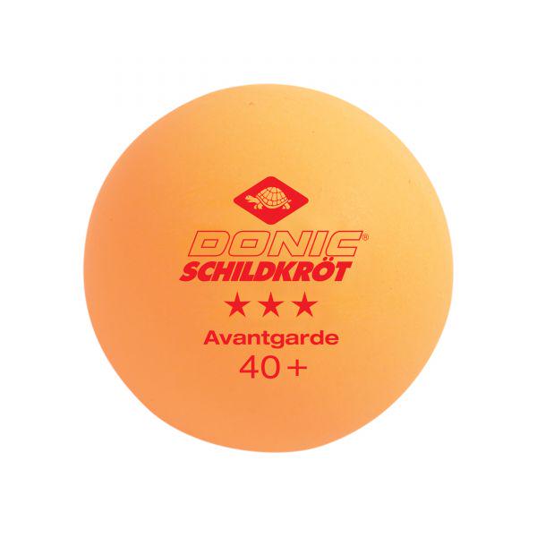 Мячи для настольного тенниса Donic Advantgarde 3 звездочки 40 3 шт. Orange (8299268) - фото 2