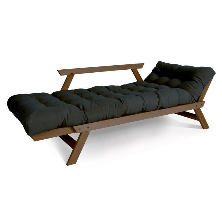 Диван-футон раскладной Woodman Allegro из массива дерева Ореховый/Графитовый - фото 2 Диван-футон раскладной Woodman Allegro из массива дерева Ореховый/Графитовый - фото 2