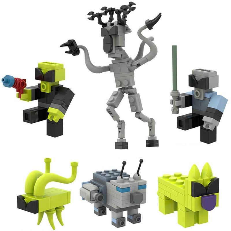 Конструктор для детей Roblox Монстры и Пришельцы с 99 ночей в лесу 217 дет. (арт EPC15405M)