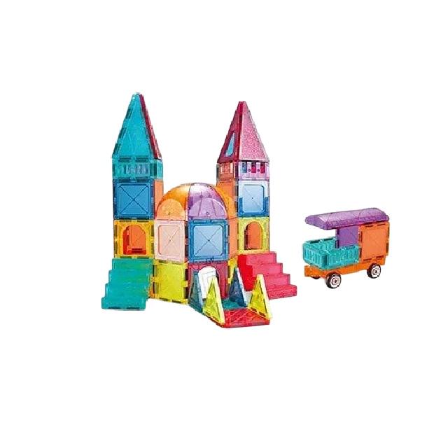 Конструктор магнитный Дом машинка 67 деталей Multicolor (140264) Конструктор магнитный Дом машинка 67 деталей Multicolor (140264)