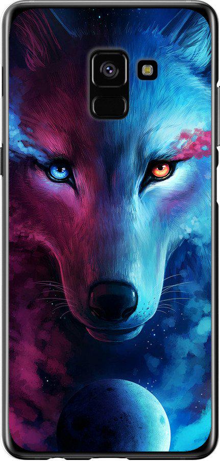 Чехол на Samsung Galaxy A8 Plus 2018 A730F Арт-волк (3999t-1345-42517) Чехол на Samsung Galaxy A8 Plus 2018 A730F Арт-волк (3999t-1345-42517)