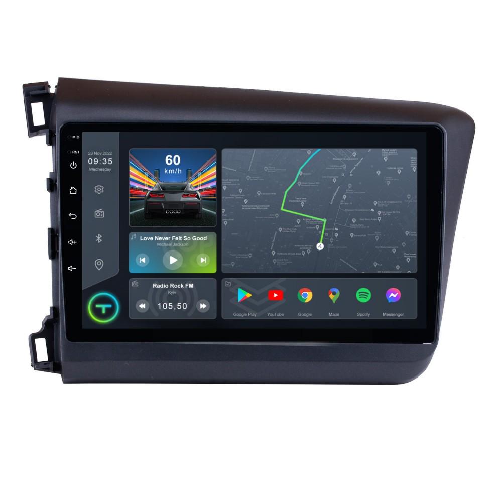 Автомагнитола штатная Torssen F9432 для Honda Civic 2012- г. 4G/Carplay/DSP 4/32 GB 9" (202303737)