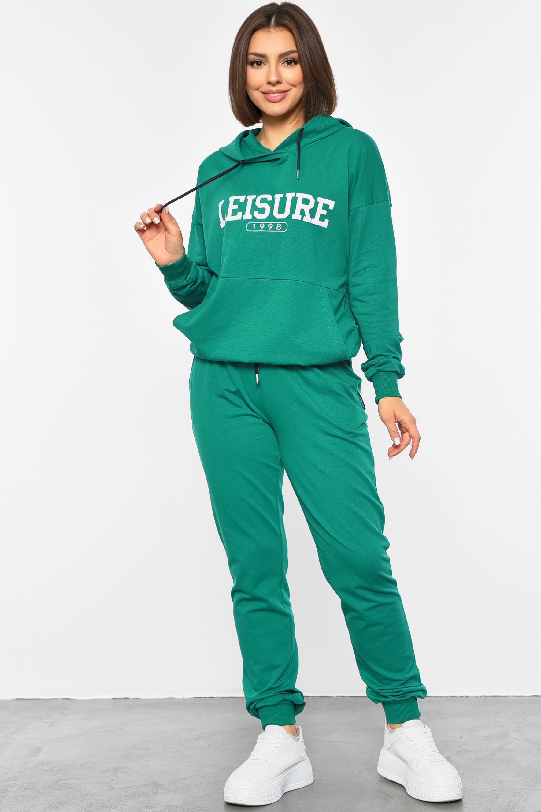 Спортивний костюм жіночий XXL Зелений (189734)