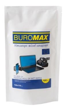 Салфетки для чистки экранов мониторов и оптики влажные 100 шт. (BM.0800-01)