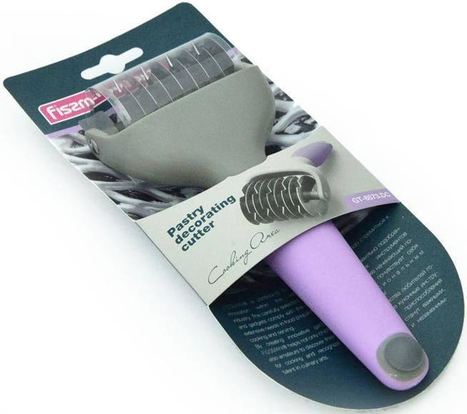 Роллер Fissman для фигурной нарезки теста 5 см