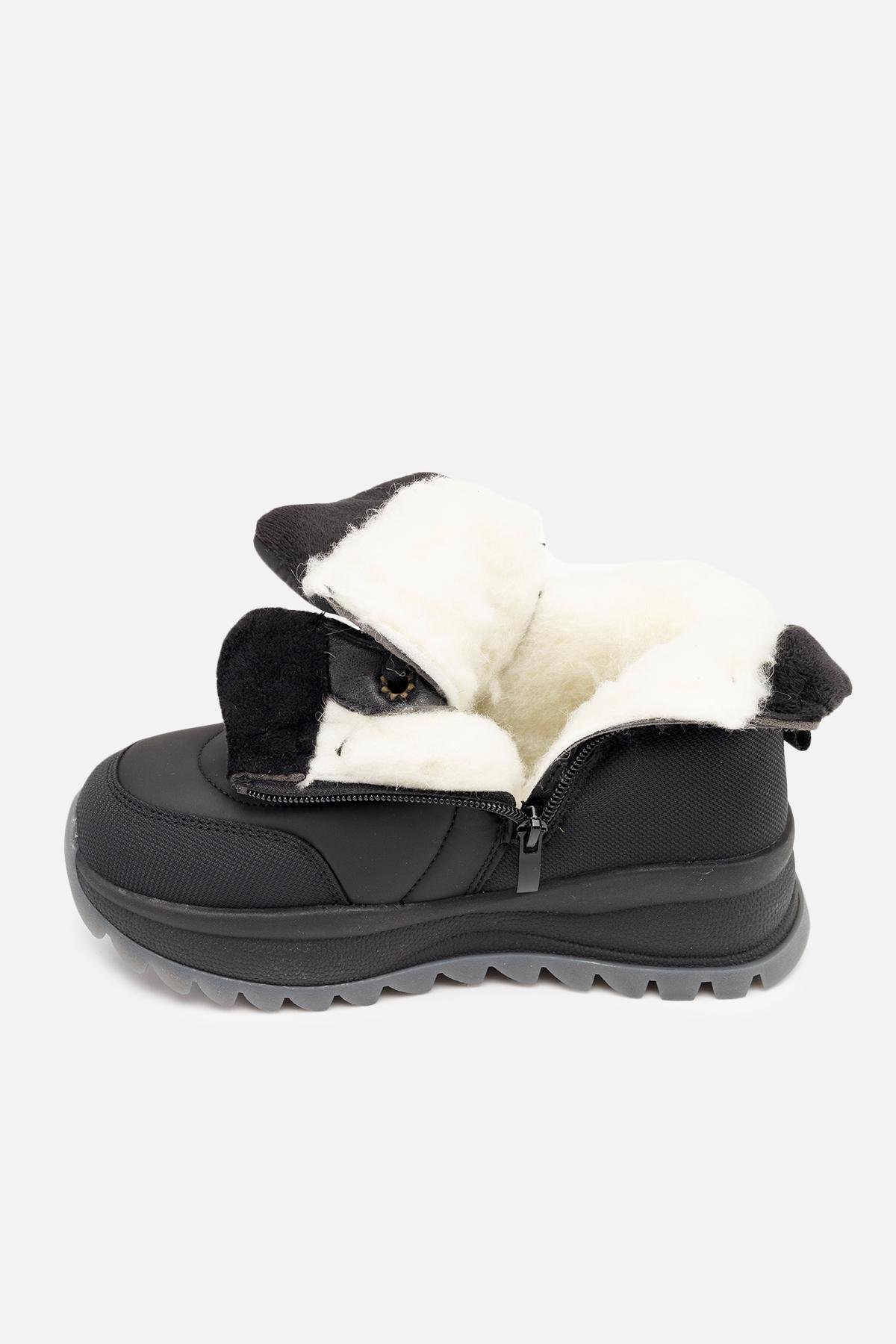 Ботинки детские зимние ЦБ-00260581 для девочки р. 34 Черный (29085824) - фото 6 Ботинки детские зимние ЦБ-00260581 для девочки р. 34 Черный (29085824) - фото 6