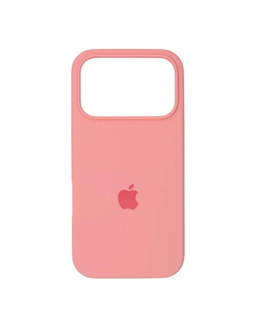 Чехол для iPhone 17 Pro Max силиконовый Soft-touch Silicone Case Full Size (AA) Light Pink