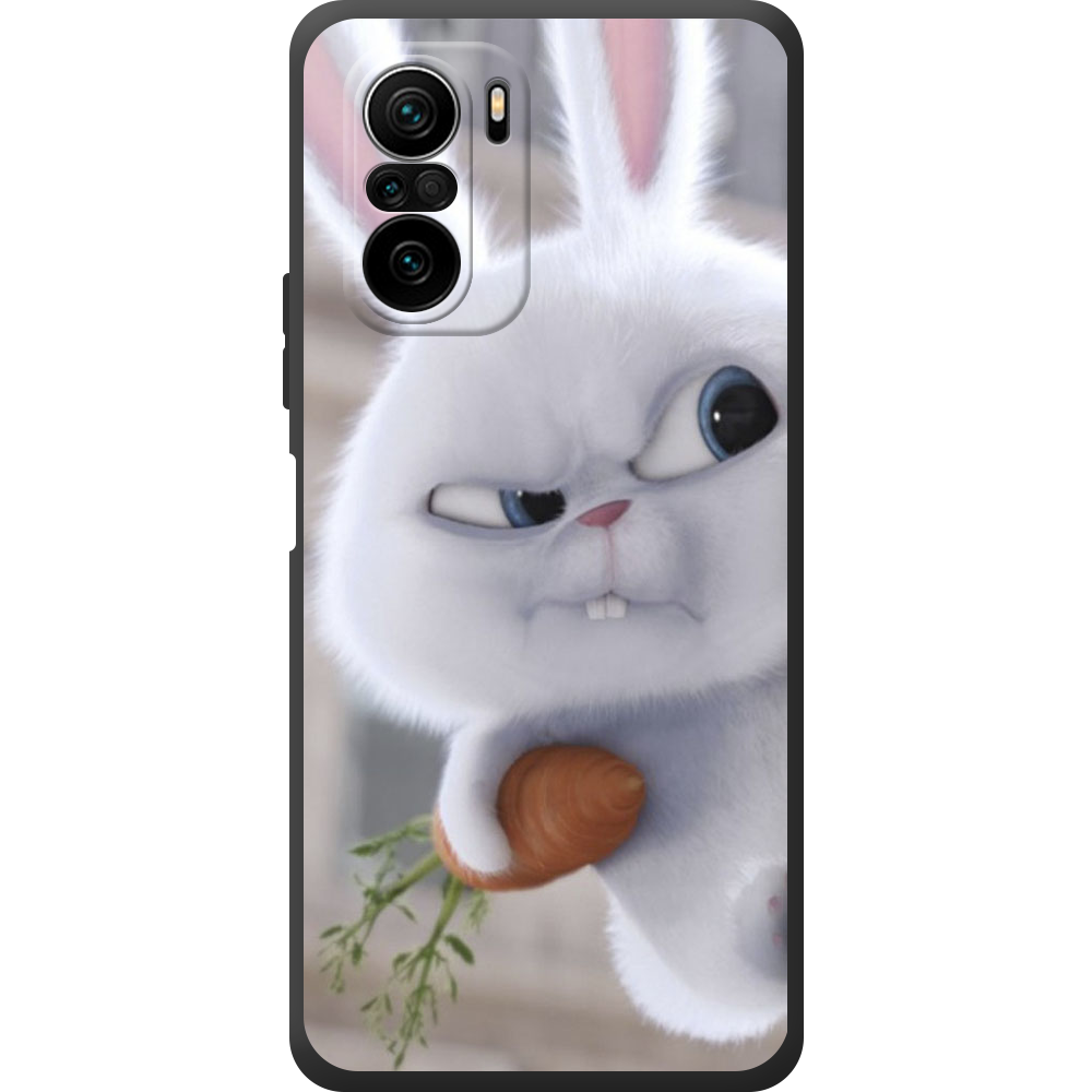 Чохол Boxface Xiaomi Mi 11i Rabbit Snowball Чорний силікон (42102-up1116-44200)
