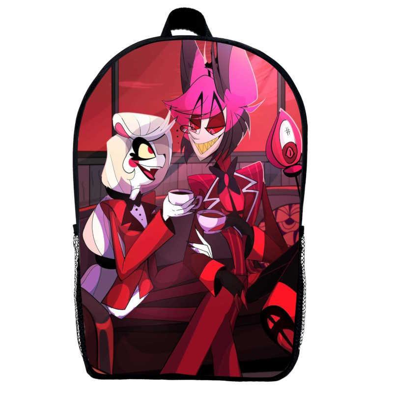 Школьный рюкзак Hazbin Hotel 014 39х27х14 см 14 л Черный (2356728231)