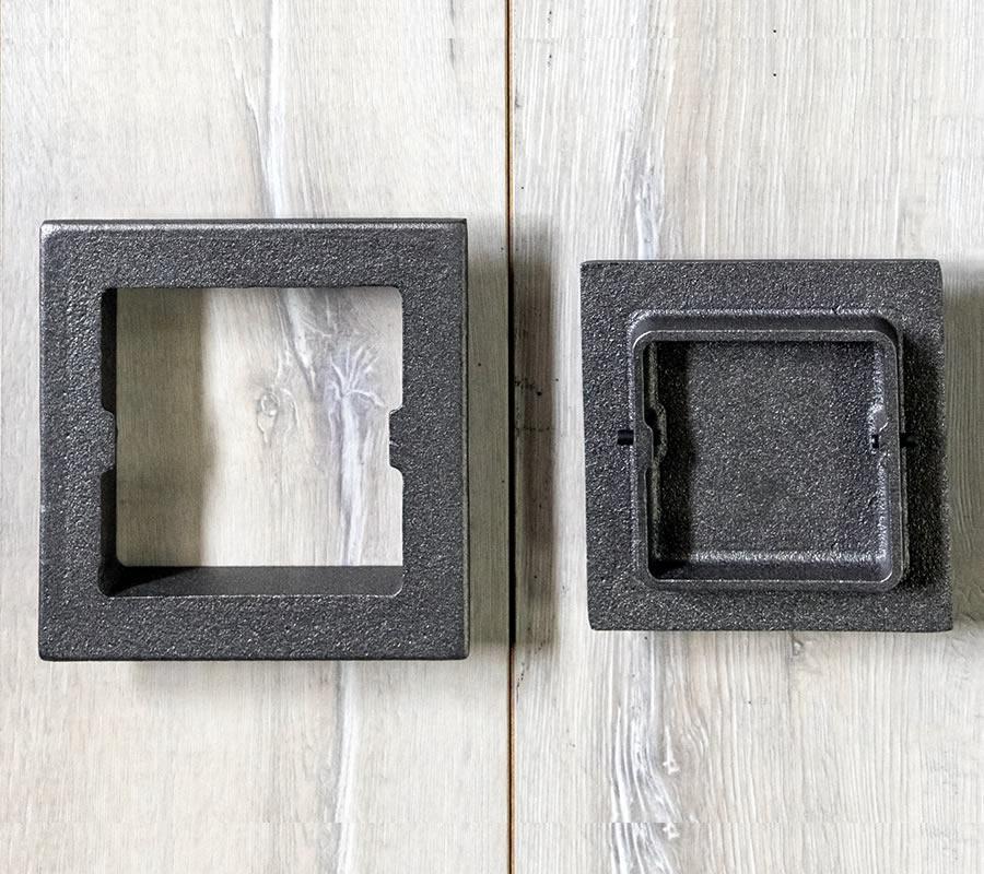 Дверца чистящая KHLP Дубок из чугуна с узорами 155х155 мм - фото 2 Дверца чистящая KHLP Дубок из чугуна с узорами 155х155 мм - фото 2