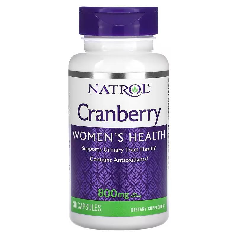 Екстракт журавлини Natrol Cranberry 400 mg 30 капс.