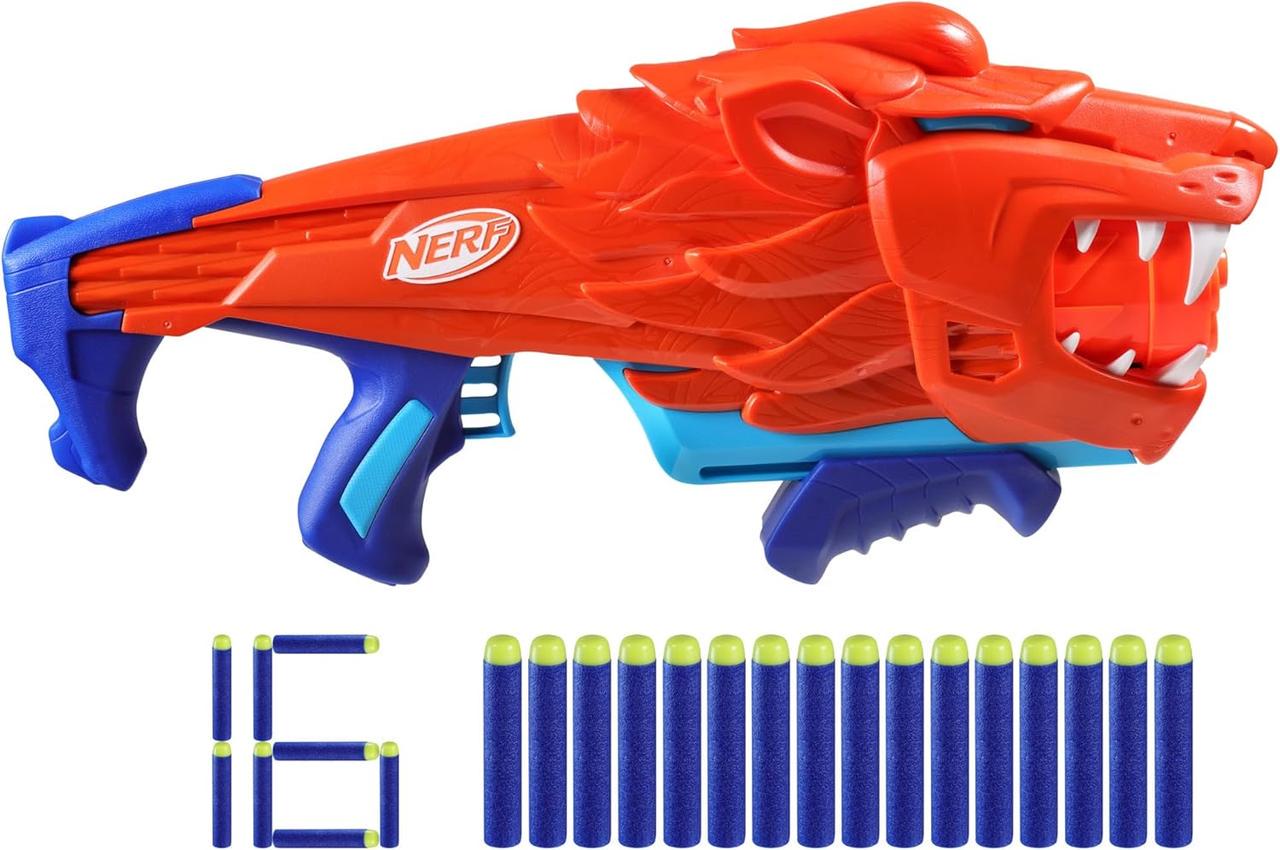 Бластер Hasbro Nerf Junior Wild LionFury 16 патронів F8646 (31986337)