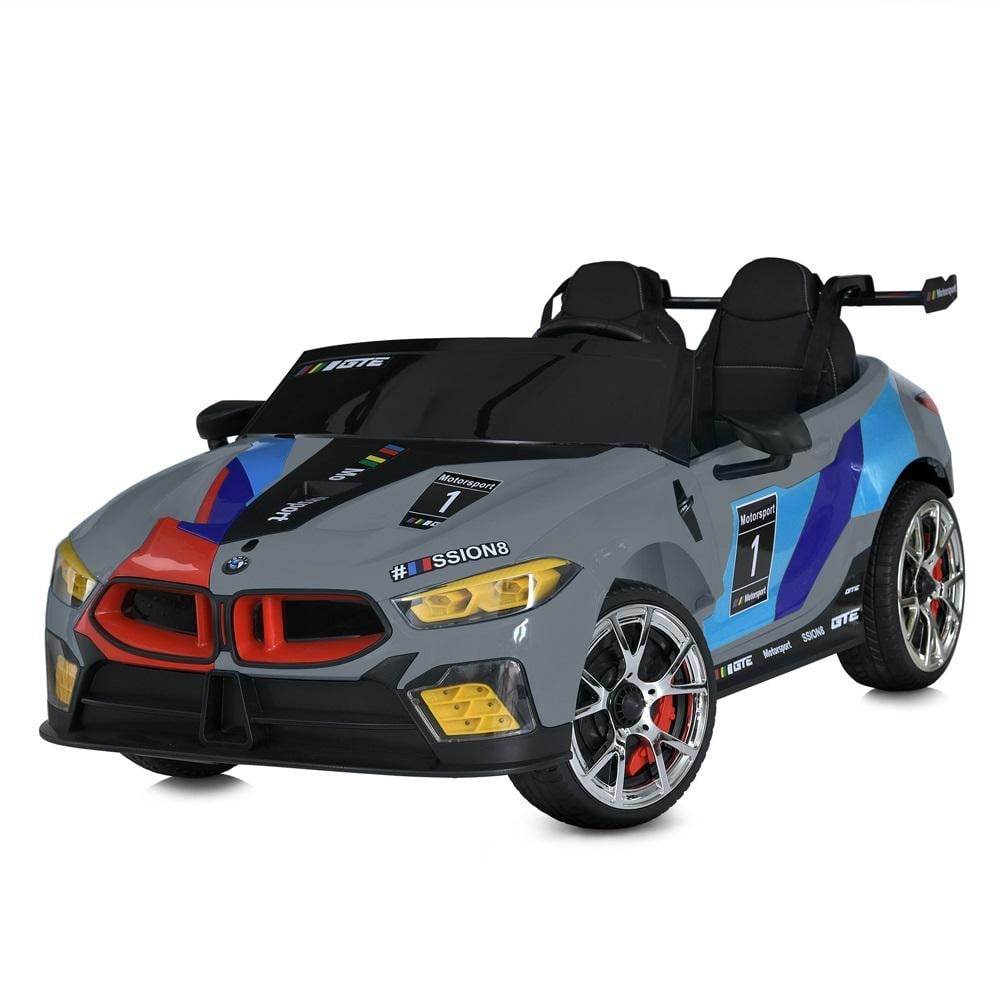 Детский двухместный электромобиль Bambi BMW M 5849EBLRS/24V Серый (743647524)