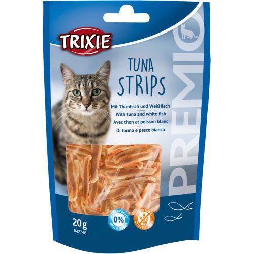 Ласощі для котів Premio Tuna Strips смужки тунця 20 г Ласощі для котів Premio Tuna Strips смужки тунця 20 г