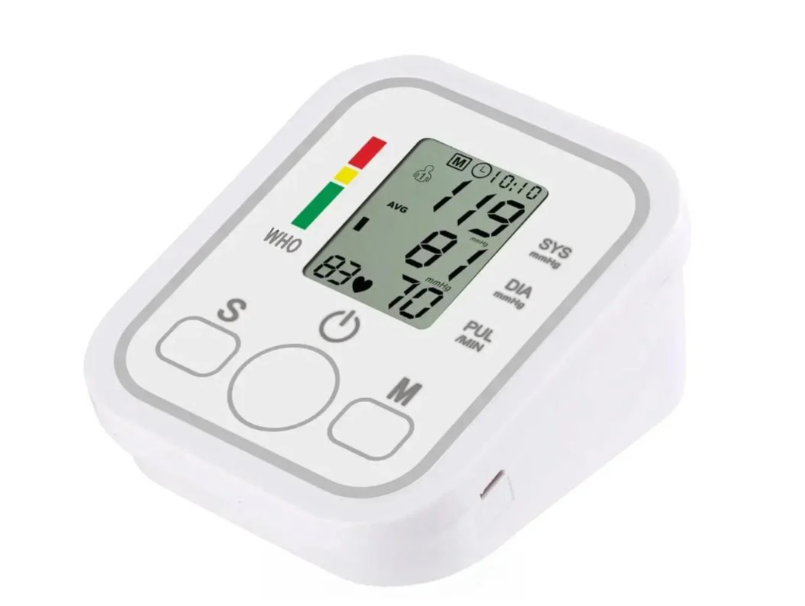 Тонометр автоматичний UKC B08 PET 8953 LCD на плече вимірювання артеріального тиску та пульсу/індикація аритмії Білий (3163750754)