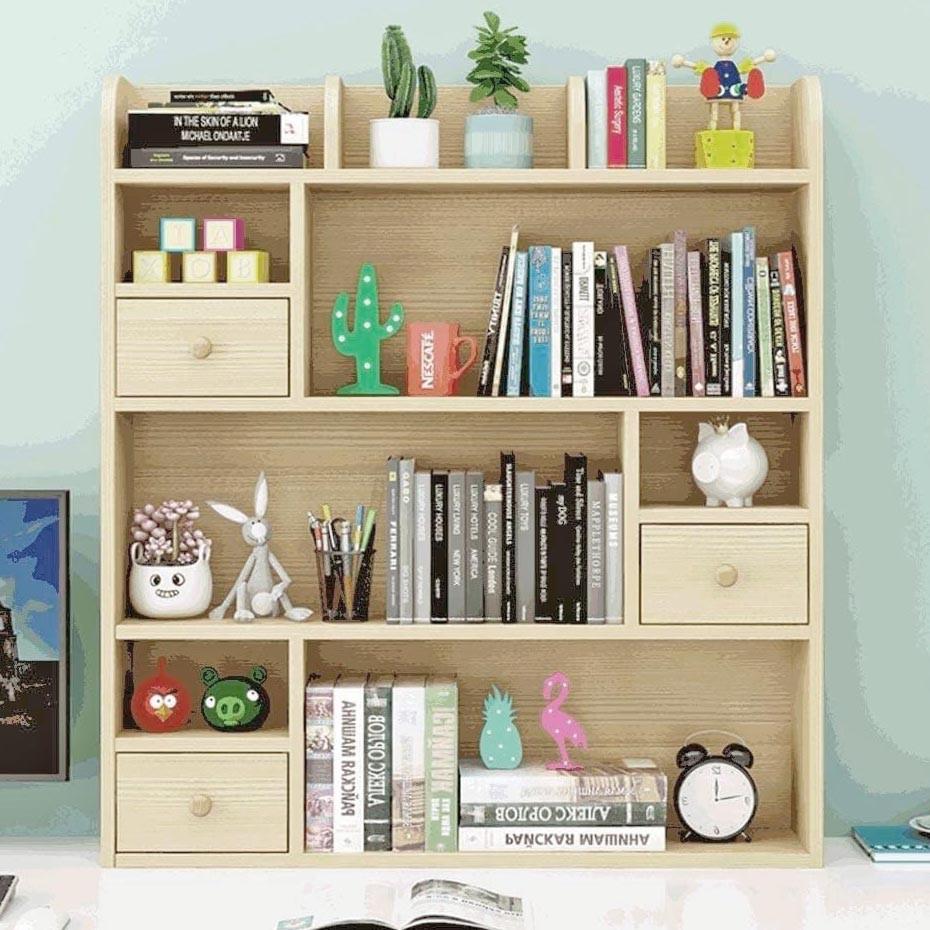 Полка-надстройка настольная из дерева Циолан бланже (АКД-022801)