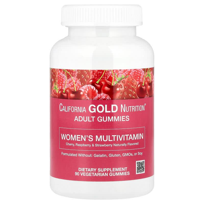 Мультивітамінний комплекс для жінок California Gold Nutrition 90 жувальних мармеладок