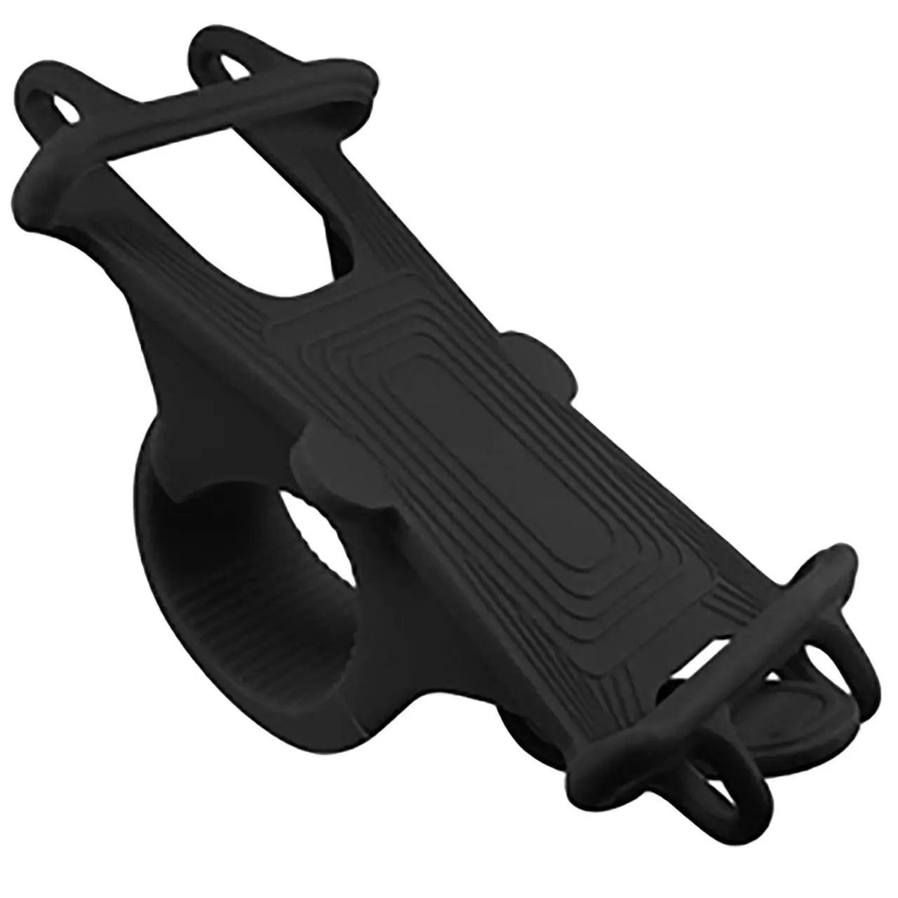 Держатель для телефона на велосипед Feel Fit на резинке Черный