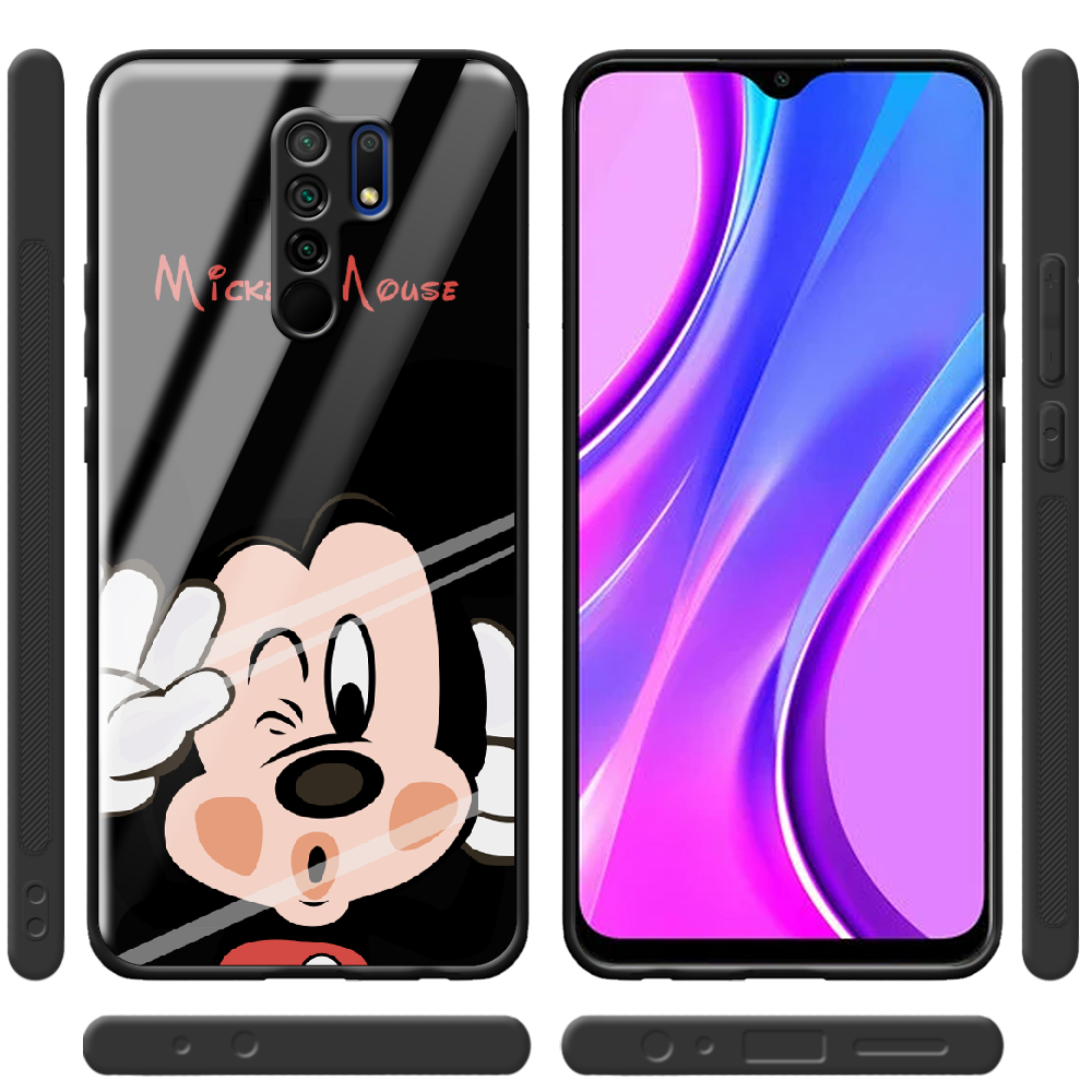 Чохол Boxface Xiaomi Redmi 9 Mister M Чорний силікон зі склом (40233-cc58-40865) - фото 2