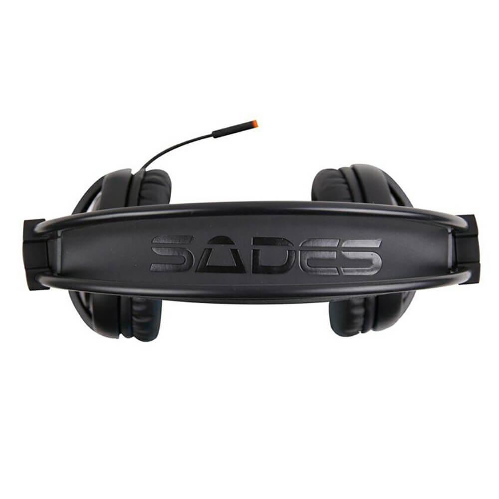 Навушники Sades A6 7.1 Surround Sound Black/Orange (SA6-BO) - фото 6