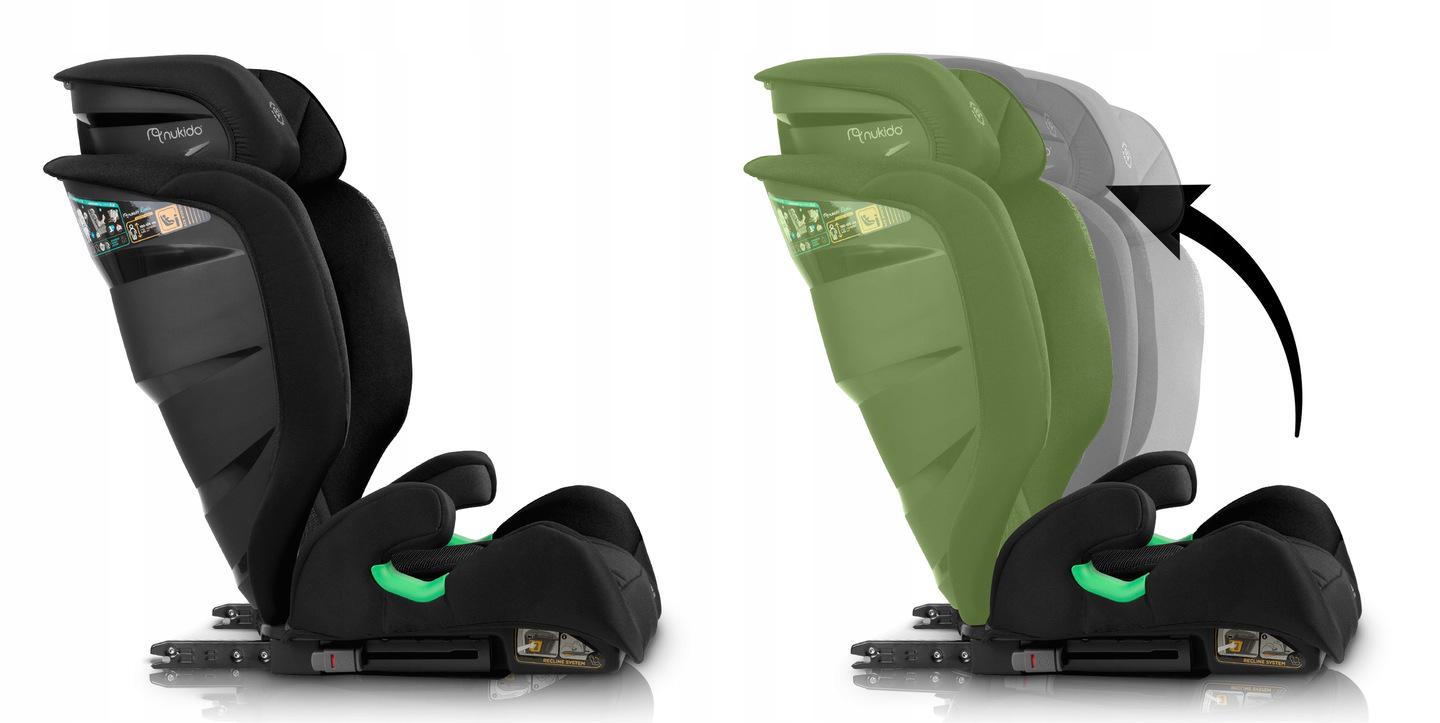 Автокрісло дитяче Nukido Louis Isofix 15-36 кг Чорний (710010) - фото 4 Автокрісло дитяче Nukido Louis Isofix 15-36 кг Чорний (710010) - фото 4