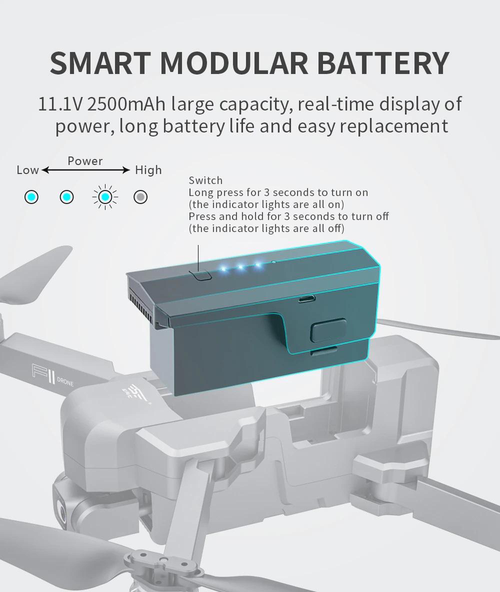 Квадрокоптер SJRC F11 4K Pro с GPS и 2-х осевой стабилизацией - фото 14