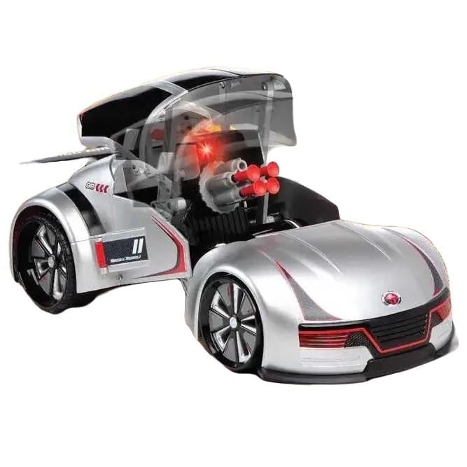 Машинка-трансформер стреляющая RIAS Velocity Demon на радиоуправлении Grey (3_04565)