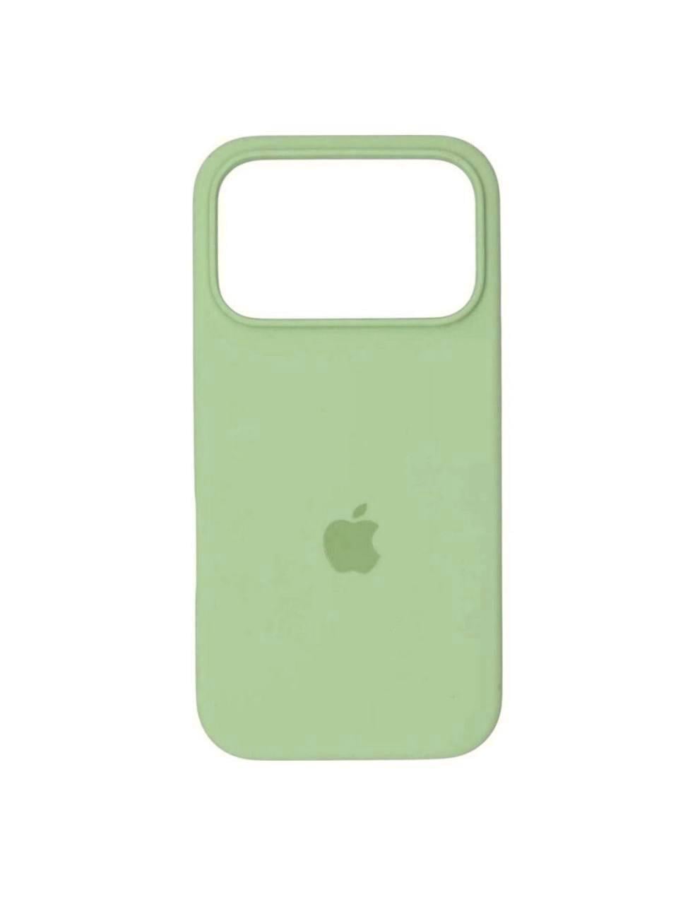 Чехол для iPhone 17 Pro Max силиконовый Soft-touch Silicone Case Full Size (AA) Mint