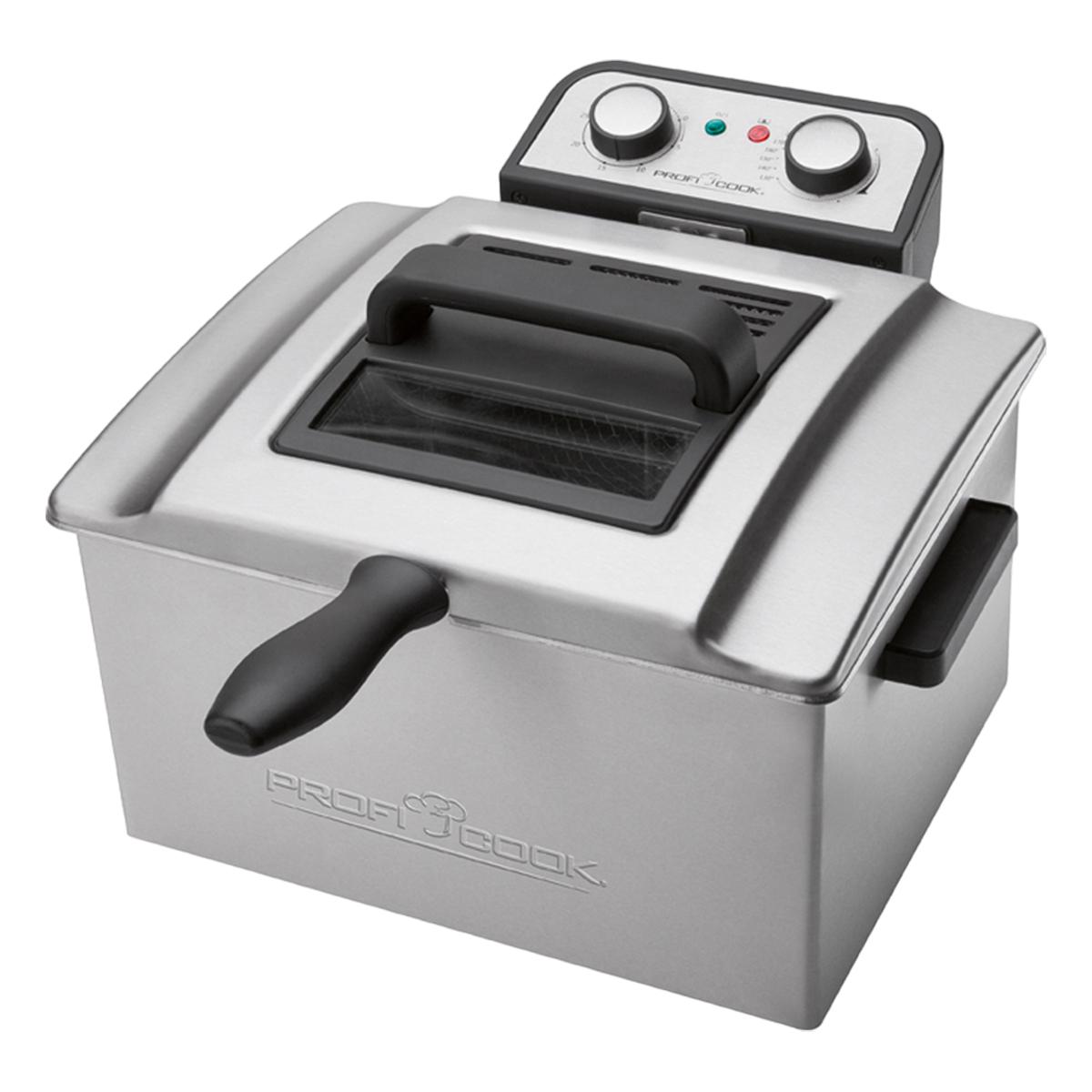 Фритюрница Profi Cook PC-FR 1038 3000 Вт 3 корзины защита от перегрева 5 л 26х37х37 см