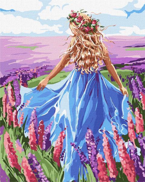 Картина по номерам Идейка Наедине с мыслями 40х50 см в термопакете (КНО4834-mt)