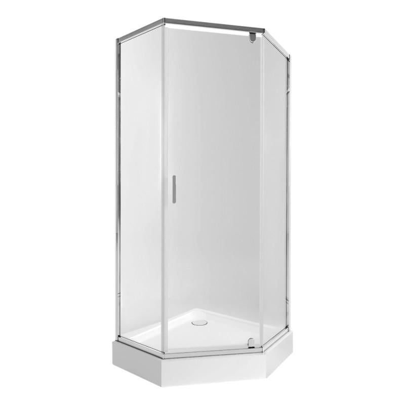 Душевая кабина Qtap Scorpio CRM10995-AC6 Clear с поддоном Leoscorp 309915 90х90 см (SD00042352)