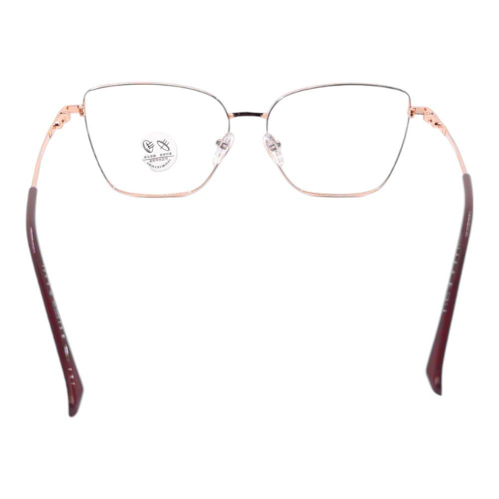 Комп'ютерні окуляри Blue Blocker оправа 80007 NN Золотий/Червоний - фото 5 Комп'ютерні окуляри Blue Blocker оправа 80007 NN Золотий/Червоний - фото 5