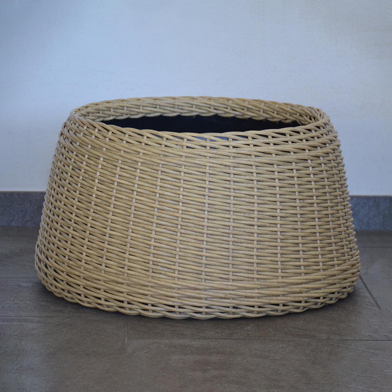 Подставка-юбка под елку плетеная из искусственного ротанга/ручной работы M Светлое дерево (23296059) - фото 6 Подставка-юбка под елку плетеная из искусственного ротанга/ручной работы M Светлое дерево (23296059) - фото 6