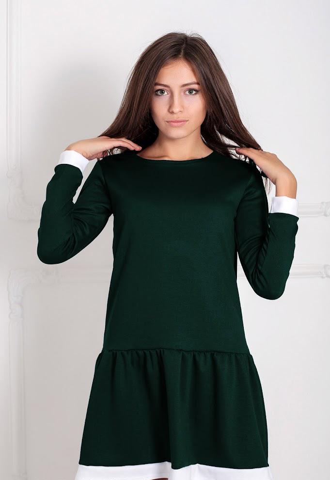 Платье женское Podium Bolivia 14933-DARKGREEN XXL Зеленый