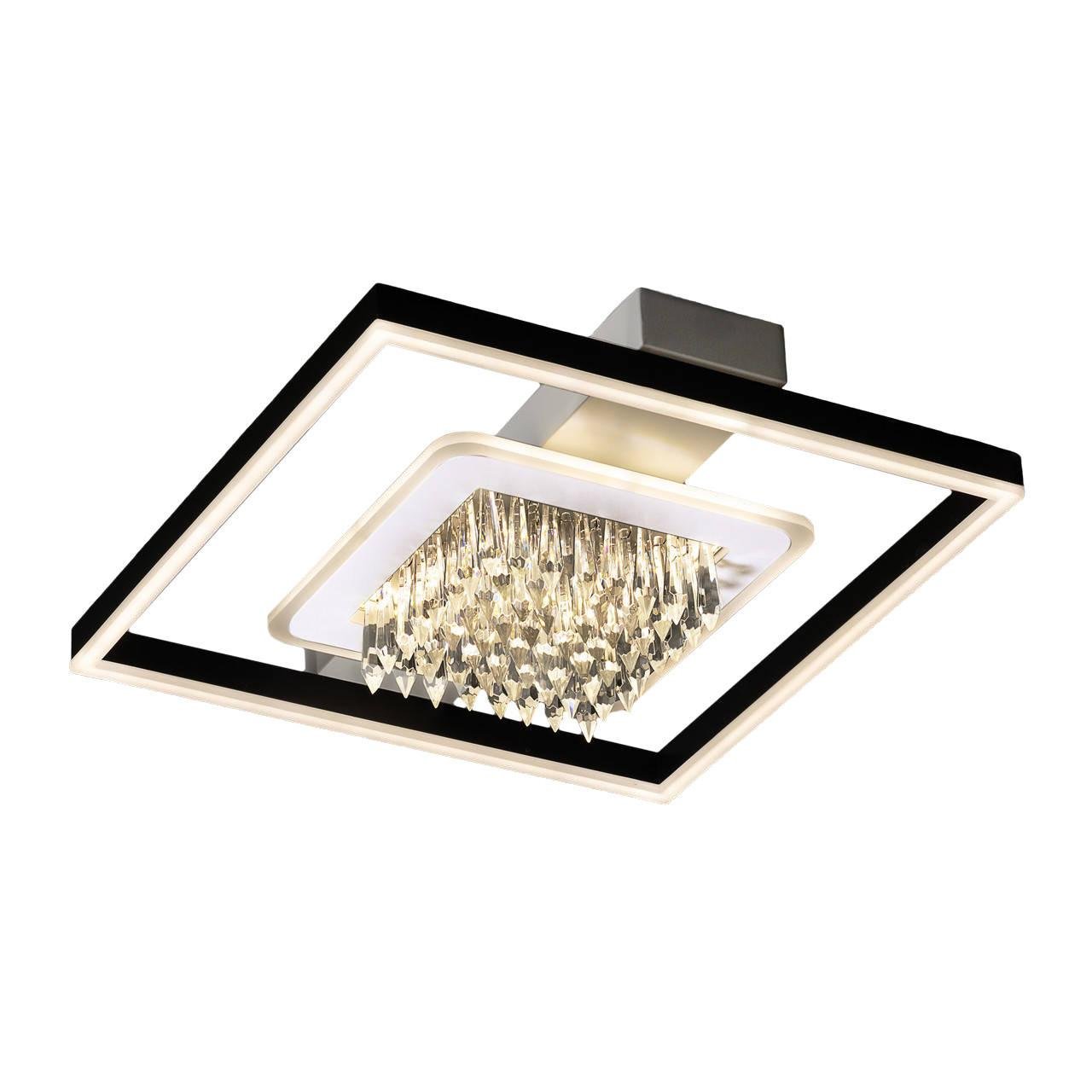 Люстра LED стельова Svet SY-16041/3 BK+WH 122W Люстра LED стельова Svet SY-16041/3 BK+WH 122W