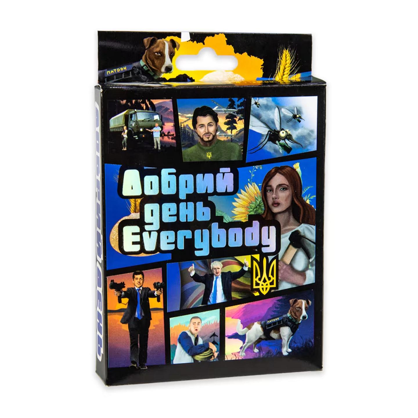 Настольная игра Strateg Добрый день Everybody Разноцветный (SR-113-N-808)